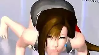 محقق كرتوني يمارس جنسًا عنيفًا ويحصل على قذف داخلي